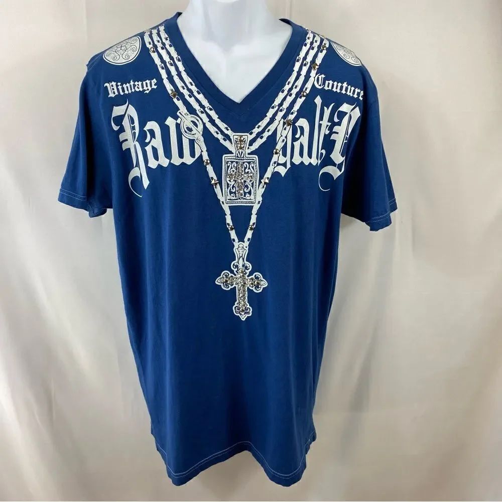 Rawyalty cross tshirt size large